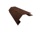 Планка угла внешнего сложного 135 градусов БХ new 0,45 Print-Double Premium Cherry Wood Dark F (2м) Центр Кровли