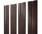 Штакетник Twin с прямым резом 0,45 Print-Double Premium Antique Центр Кровли