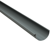 Желоб полукруглый 125 мм 3 м Matte PU RAL 7024 Центр Кровли