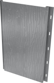 Вертикаль 3D Grand Line 0,45 ПЭ с пленкой RAL 7004 сигнальный серый Центр Кровли