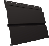 Квадро Брус v02 Grand Line 0,5 Drap RR 32 темно-коричневый Центр Кровли