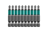 Биты PZ2 Kraftool Optimum Line 50 мм, тип хвостовика E 1/4&Prime; 10шт в блистере (26124-2-50-10) Центр Кровли