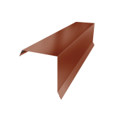 Планка торцевая 95х95 0,5 Satin Matt RAL 8004 терракота (2м) Центр Кровли