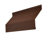 Ламель забора жалюзи Milan new 0,45 Print Elite с пленкой Choco Wood TwinColor Центр Кровли