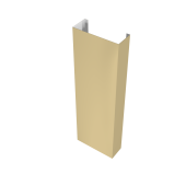 Полустолб для С21 0,45 PE с пленкой RAL 1014 слоновая кость (L2,0) Центр Кровли
