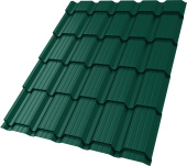 Профиль волновой "Квадро профи (Верховье)" ("Quadro Profi") в01 0,45 Drap RAL 6005 зеленый мох Центр Кровли