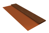 Планка стартовая БХ new 0,45 Print Elite Rowan TwinColor (2м) Центр Кровли