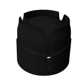 Колпак Krovent Hupcap 270 new черный Центр Кровли