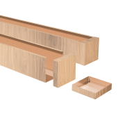 Заглушка 50х50 Honey Wood Al 0,4 Центр Кровли