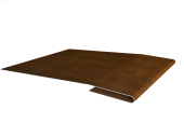 Планка начальная 0,45 Print Elite Golden Wood TwinColor (3м) Центр Кровли