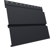 Квадро Брус v02 Grand Line 0,5 Velur X RAL 7024 мокрый асфальт Центр Кровли