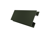 Планка H-образная Блок-Хаус new Grand Line 0,5 Satin Matt TX RAL 6020 хромовая зелень (3м) Центр Кровли