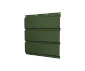 Софит металлический центральная перфорация 0,5 Satin Matt TX с пленкой RAL 6020 хромовая зелень Центр Кровли