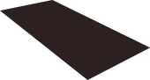 Плоский лист 0,45 PE-Double RAL 9005 черный Центр Кровли
