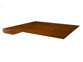 Планка завершающая 0,4 Print Premium Golden Wood Intense FTC (3м) Центр Кровли