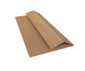 Планка финишная БХ new 0,45 Print Elite Honey Wood TwinColor (2м) Центр Кровли