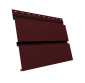 Квадро брус 3D 0,5 Satin Matt с пленкой RAL 3005 красное вино Центр Кровли