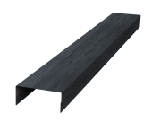 Крышка 45х20 жалюзи Texas 0,45 Print Premium Grey Wood TwinColor (2,5м) Центр Кровли