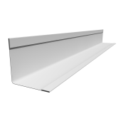 Уголок пристеночный 19х19 (3 м) белый Центр Кровли