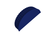 Заглушка малая торцевая 0,45 PE RAL 5002 ультрамариново-синий Центр Кровли