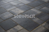 Плитка тротуарная Steingot Colormix Мюнхен высота 60мм Stein Black частичный прокрас Центр Кровли