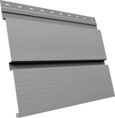 Квадро Брус 3D в02 Grand Line 0,45 ПЭ с пленкой RAL 7004 сигнальный серый Центр Кровли