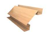 Планка угла внутреннего сложного БХ new 0,45 Print Elite Honey Wood TwinColor (3м) Центр Кровли