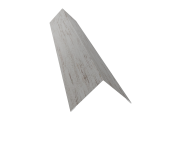 Угол внешний 110х110 0,45 Print Elite Snow Wood TwinColor (3м) Центр Кровли