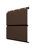 ЭкоБрус 0,345 Grand Line 0,45 Drap TwinColor RAL 8017 шоколад Центр Кровли
