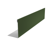 Нащельник 150 Texas 25х350,5 Satin Matt TX RAL 6020 хромовая зелень (L1,8) Центр Кровли