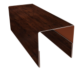 Планка П-образная заборная 20 0,4 Print Premium Cherry Wood Fresh TwinColor (2м) Центр Кровли