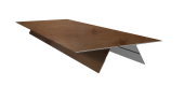 Планка стыковочная составная верхняя 0,45 Print Premium Pine Wood Fresh (3м) Центр Кровли