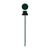 Саморез кровельный Daxmer 4,8х70 (100шт) сверло №1 RAL 6005 Центр Кровли