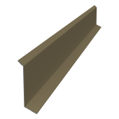 Планка примыкания в штробу 60 0,45 PE с пленкой RAL 1014 слоновая кость (2м) Центр Кровли