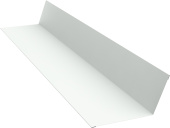 Планка примыкания 90х140 Grand Line 0,5 Сатин с пленкой RAL 9003 сигнальный белый (3м) Центр Кровли