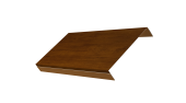 Ламель обратная 150 забора жалюзи Texas 0,45 Print Premium с пленкой Golden Wood Intense FTC Центр Кровли