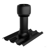 Комплект утеплённой трубы для Черепицы Ондулин черный Центр Кровли