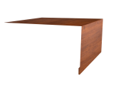 Планка околооконная простая 250х75 0,45 Print-Double Premium Golden Wood Fresh (3м) Центр Кровли