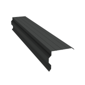 Планка торцевая фигурная 90х110 0,5 Velur X RAL 7016 антрацитово-серый (2м) Центр Кровли