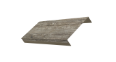 Ламель обратная 125 забора жалюзи Texas 0,45 Print Elite с пленкой Nordic Wood TwinColor Центр Кровли