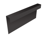 Планка соединительная для фиброцементного сайдинга Клик RAL 9003 (3м) Центр Кровли