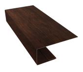 J-Профиль 18мм 0,45 Print-Double Premium Cherry Wood Dark F (3м) Центр Кровли