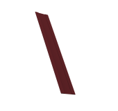 Крепежная планка жалюзи Milan, Milan Slim, Tokyo 0,45 PE-Double RAL 3005 красное вино (2,5м) Центр Кровли