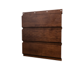 Софит металлический центральная перфорация 0,45 Print Premium с пленкой Cherry Wood Fresh TwinColor Центр Кровли