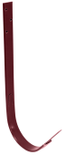 Крюк длинный Grand Line 125 мм RAL 3005 красное вино Центр Кровли