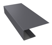 J-Профиль 18мм 0,5 Satin с пленкой RAL 7004 сигнальный серый (3м) Центр Кровли