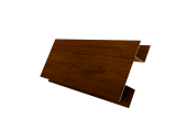 Планка H-образная стыковочная сложная 0,4 Print Premium Golden Wood Intense FTC (3м) Центр Кровли