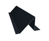 Планка снегозадержания 0,45 Drap-double TX RAL 9005 черный (3м) Центр Кровли