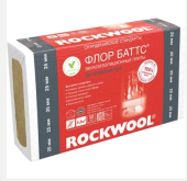 Утеплитель RockWool Флoр Баттс И 1000х600х50 (2,40м2; 0,12м3) Центр Кровли