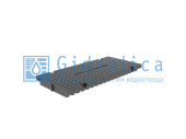 Крышка глухая для лотка водоотводного Gidrolica Pro КЛ-20.23,8.50 - пластиковая, кл. С250 (526) Центр Кровли